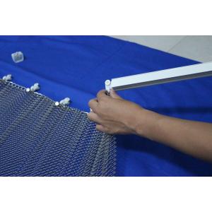 China Painting Aluminum Hanging Metal Coil Drapery / Curtain Product 1.5mm supplier