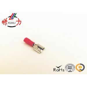 China FDD Copper Crimp Female Cable Insulated Wire Terminals Disconnector AWG 22-16 Red supplier
