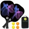 China OEM ODM Fiberglass Surface Pickleball Paddle Set With 2 Paddles 4 Balls wholesale