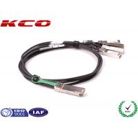 China 26 AWG 4 x 10G QSFP+ to SFP+ Cable 40 GBPS Compatible CISCO H3C JUNIPER on sale