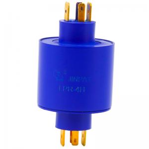 4 Circuits 380 VAC Brushless Slip Ring With Silver Plated Pin Experienced Slip Ring Producer
