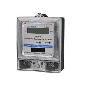 Intelligent Single Phase Digital Energy Meter , Reliable Digital KWH Meter Single Phase