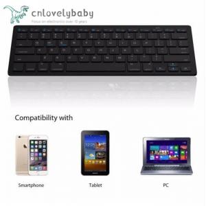 China Ultra-slim Wireless Keyboard Bluetooth 3.0 Keyboard Teclado for Tablets / Laptops / PC supplier