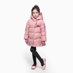 Odm Wholesale Clothing New Style Kids Down Jacket Thermal New Design Winter Baby Girls Khaki Coat
