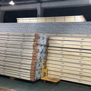Cold Room Polyurethane Insulation Materials Sandwich Panel For Sale