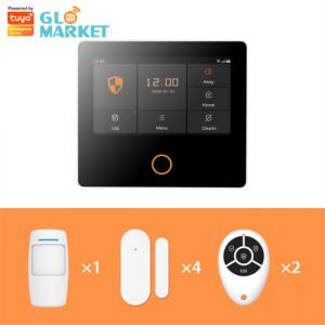 China Glomarket Tuya 4G / Wifi DIY Smart Home Alarm System Security Anti Theft supplier