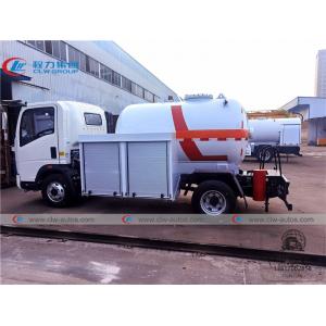 China 4000L Sinotruk HOWO 4x2 LPG Bobtail Tanker Truck With Flow Meter supplier