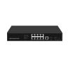 Gigabit 8 port poe switch managed ethernet fiber switch 120W AC100-240V Input