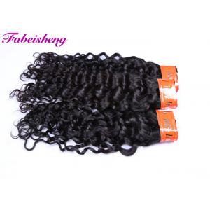 China Double Drawn Natural Virgin Indian Hair / Italian Weave Hair Extensions supplier