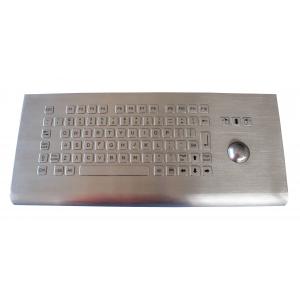 China 82 key wall mounting flat design metal kiosk keyboard with FN key and touchpad supplier