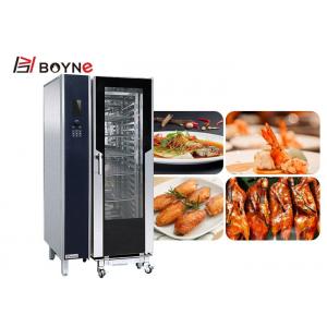 China 20 Trays Combi Oven 304  Professional Kitchen Oven Restaurant Electric Combi Oven supplier