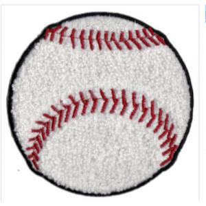 Iron On Chenille Basketball Patch For Letterman Jackets PMS Color