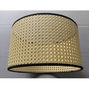 PVC Inner Rattan Drum Lamp Shade