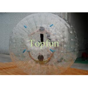 China PVC Plastic Inflatable Zorb Ball Touch Zorbing Human Hamster For 2 People supplier