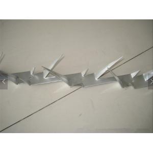 68mm Barb High Anti Split Plates , Wall Razor Anti Climb Fence Spikes