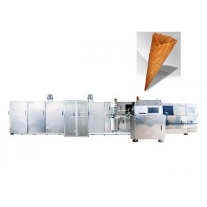 Nozzle Type Ice Cream Production Machine , Automatic Wafer Making Machine Customized