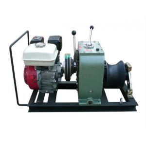 China supplier 3 Ton  cable winch with Honda engine for  electric power construction