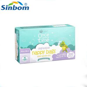 China Eco-Friendly Biodegradable Nappy Trash Bag For Baby Diapers supplier