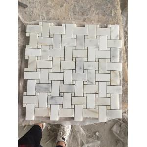 China CALACATTA GOLD MARBLE POLISHED & BEVELED BRICK MOSAIC TILE CALACATTA GOLD MARBLE MOSAIC  WALL & FLOOR TILE supplier