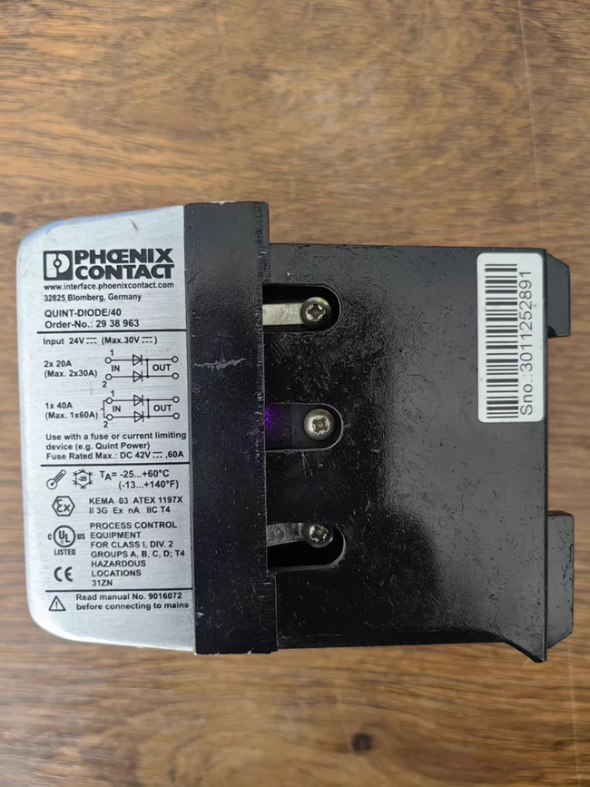 China 2938963 Phoenix Contact QUINT-DIODE40 Power redundancy module Diode module wholesale