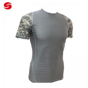 China Long Sleeves Lycra Rash Guard Military Tactical Shirt T Shirts For Man supplier