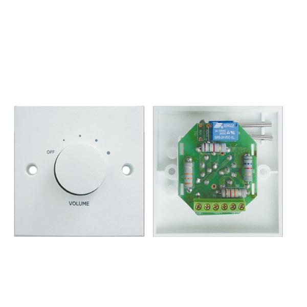 60W音量制御スイッチ ホワイトスピーカー音量制御壁スイッチ