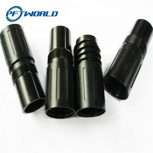 Custom Machined Plastic Molded Parts Plastic Injection Tooling Black Color