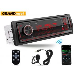 Real Time Clock Android Auto Single Din MP3 Car Radio BT 5.0 Physical Touch Screen