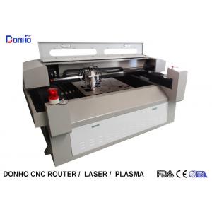 China Metal / Fabric Laser Cutting Machine , Industrial CNC Fabric Cutter With Alarm Light supplier