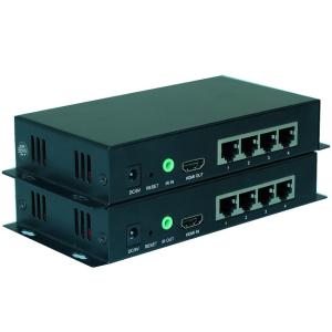 China Controlo a distância longo do IR do prolongamento da fibra do comprimento 1080P HDMI com distância de 0-20KM supplier