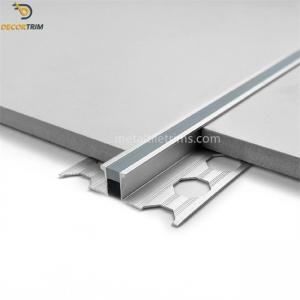 10mm Satin Expansion Joint Profile Aluminum Alloy 6063 Material