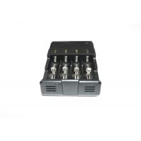 China AA / AAA Ni-MH 18650 Battery Charger 4 Bay Vape Charger With LCD Display on sale