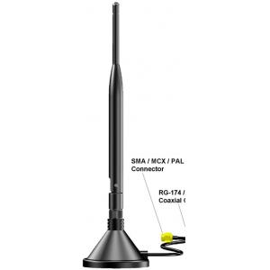 Indoor 2 dBi Antenna Magnetic Mount For 2.4GHz And 5.8GHz Wlan System