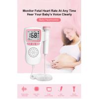 China Portable Doppler Monitor Fetal Doppler Machine Baby Heartbeat Monitor For Pregnant Women on sale