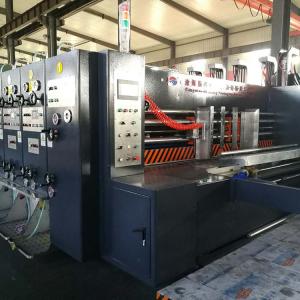 China High Precision PLC Flexo Die Cutting And Printing Machine 30-50KW Power supplier