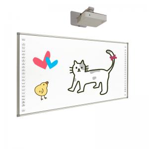 China 90 inch Classroom infrared Interacitve Whiteboard  Projector whiteboard supplier