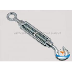 China Steel Rigging Lifting Equipment Eye And Hook Turnbuckle 7.66in Dimension supplier