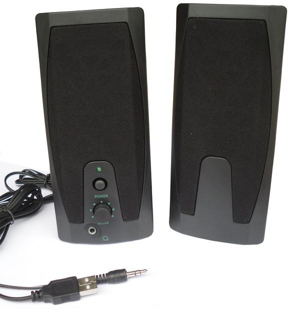 China Haut-parleur d'ordinateur portable de P.M.P.O 300W/R.M.S 2W 2,0 USB pour l'ordinateur portable, ordinateur supplier