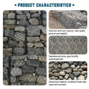 China Direct Wholesale Great Standard Hexagonal Gabion Basket Mesh Fence Gabions Boxs Galvanized Hexagonal Gabion Box wholesale