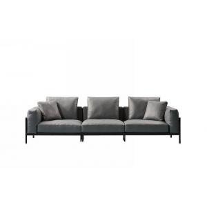 OEM Semi Leather Sofa Set Classic Living Room Furniture Couch