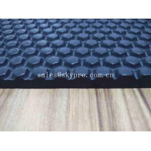 5mm Black EVA Foam Sheet Eco friendly Waterproof Round Button Stud Pattern for Flip Flops Shoe Soles