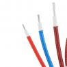 UL 3122 300V 200C silicone fiber glass Insulated braided Wire black red yellow