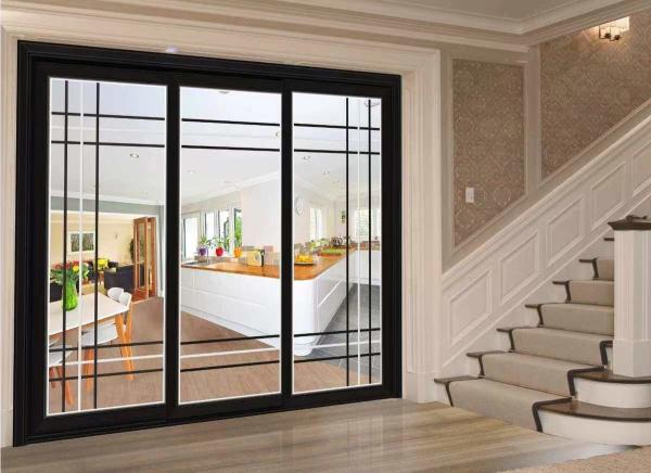 Aluminum Frame Custom Glass Sliding Door Modern Design with Customizable Glass