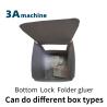 China Máquina de colagem SHH**800AG-2 Mini Lock Bottom Box com motor elétrico e fácil de operar wholesale