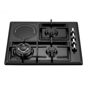 Natural Gas LPG Gas Cooker Stainless Steel 4 Burner Gas Hob