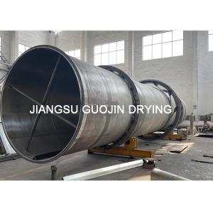 China 20M Length Rotary Drum Dryer 1000kg/H Treated Amount For Ore Drying supplier