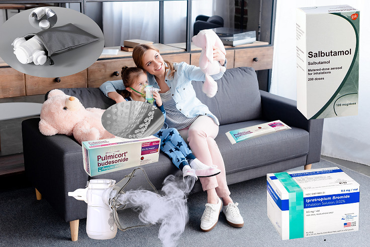 Aerosol Inhalation With Respiration Asthma Mesh Nebulizer  Electric