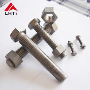 Gr2 Gr5 Titanium Bolts And Nuts Hex Head 1/4''-20 TPI 1'' ASME ANSI B18.2.1