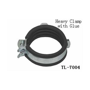 China TL-7004 15--315mm pipe U clamp PVC/EPDM  rubber Glue electrical equipment accessory metal for fixing hose tube supplier