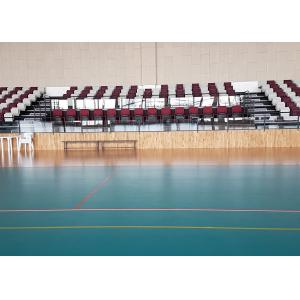 Foldable Chair Permanent Stadium Seats HDPE Material For Indoor Sport Court